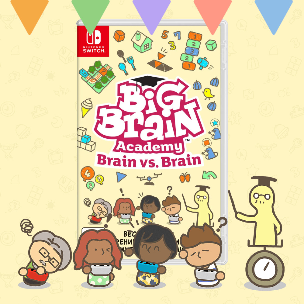 Игра Big Brain Academy: Brain vs. Brain (Nintendo Switch, Русская версия)  купить по низкой цене с доставкой в интернет-магазине OZON (591388534)