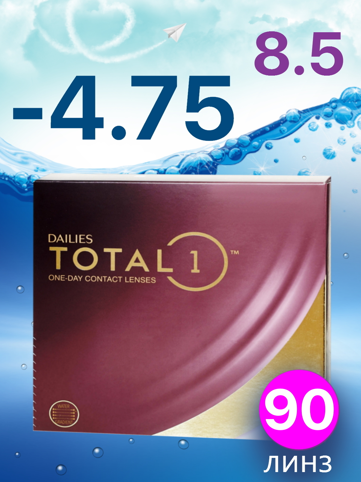 Однодневные Линзы Dailies Total 1 Купить