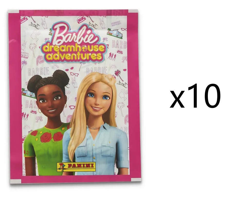 Panini / 10 пакетиков наклеек Barbie Барби. Приключения в доме мечты от Panini / 60 наклеек