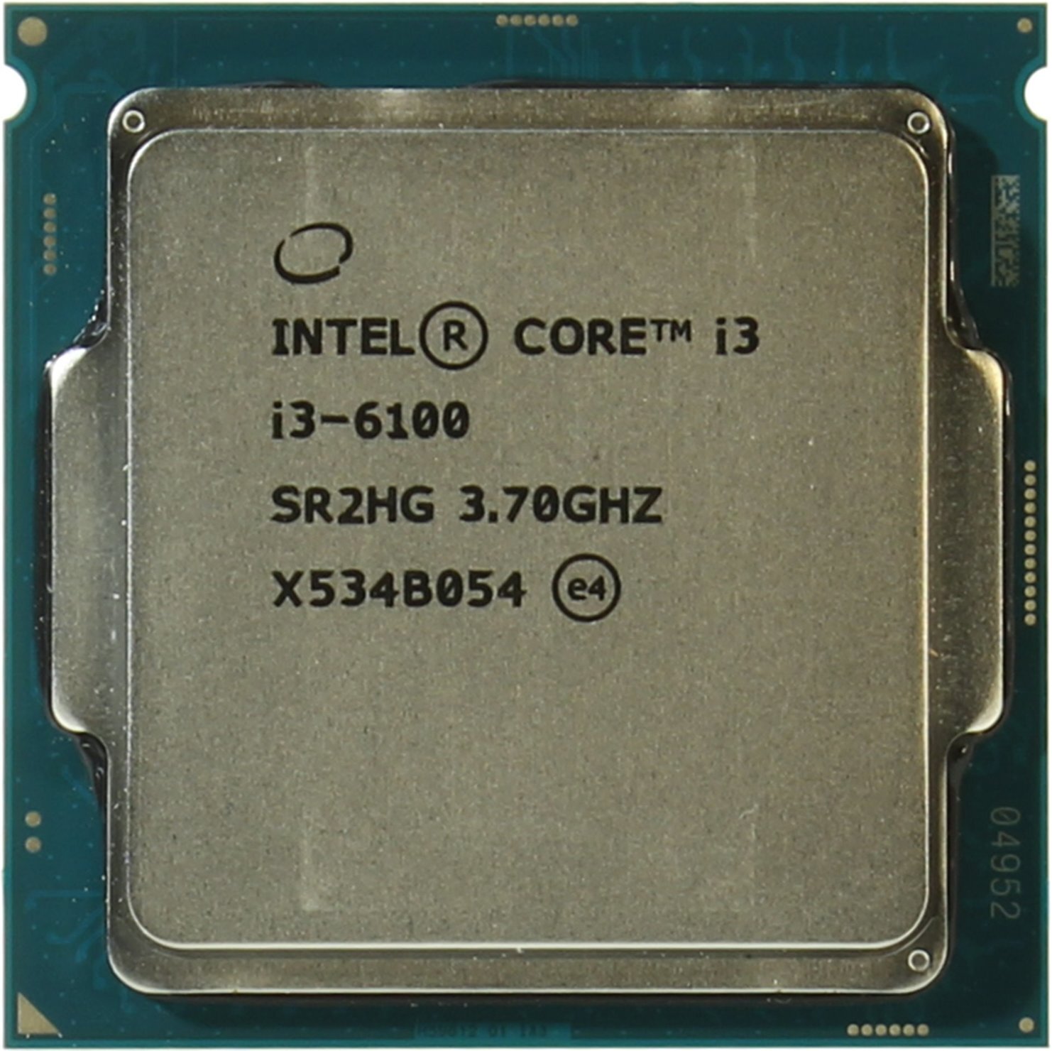 Процессор Socket LGA 1151 v1 Intel Core i3 6100 ( 2 ядра / 4 потока / 3700  МГц / 3,7 ГГц / кэш 3 Мб / 51 Вт / 51 W )