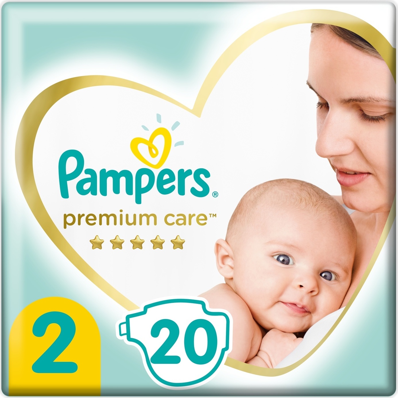 Подгузники Pampers Premium Care, для малышей 4-8 кг, 2 размер, 20 шт -  купить с доставкой по выгодным ценам в интернет-магазине OZON (693680818)