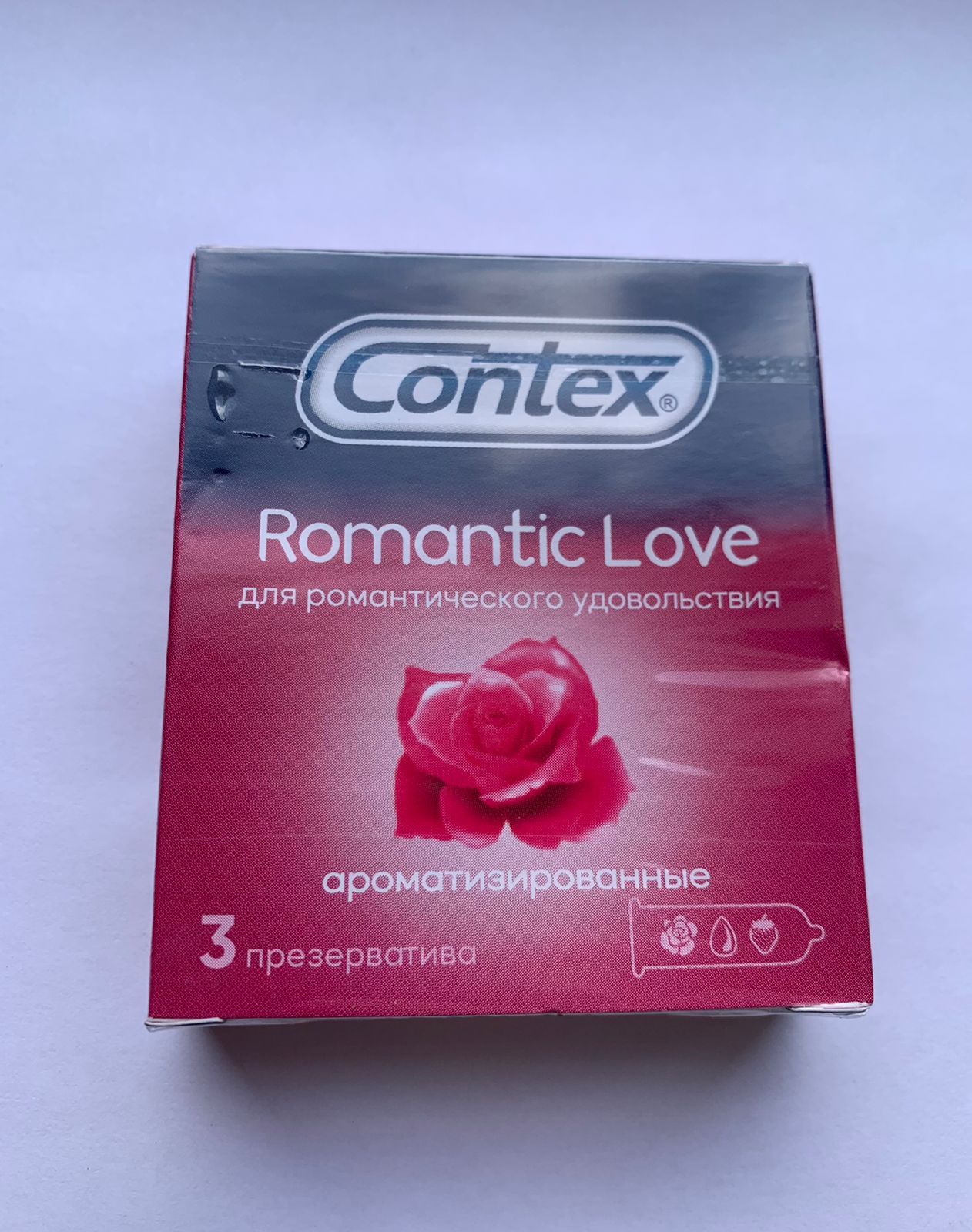 Презервативы с ароматом CONTEX Romantic - 3 шт.