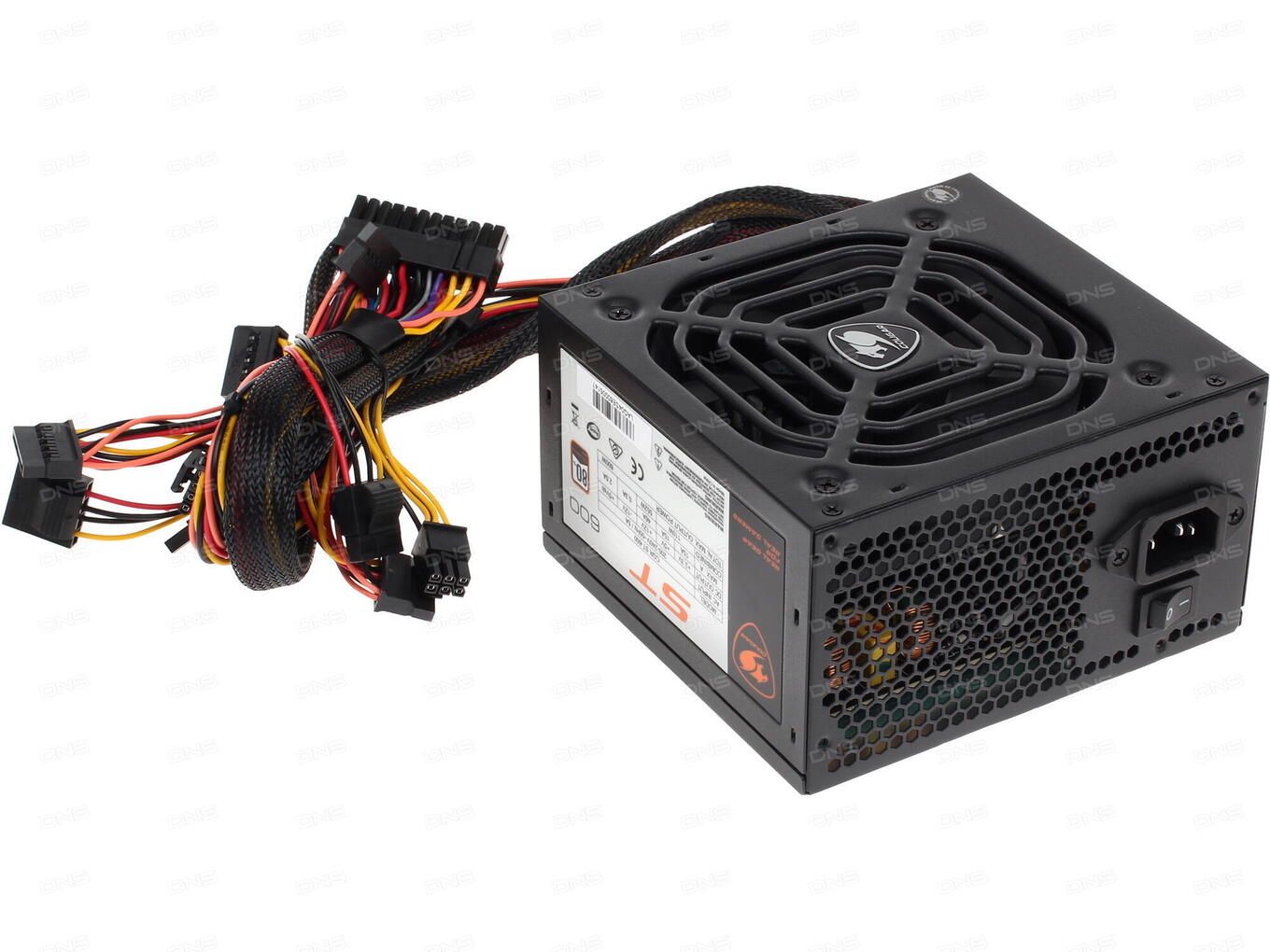 Блок питания Cougar STE 500W (CGR ST-500) черный - 500 Вт, EPS12V, APFC, 20 + 4 pin, 4+4 pin CPU, 5 SATA, 6+2 pin x2 PCI-E