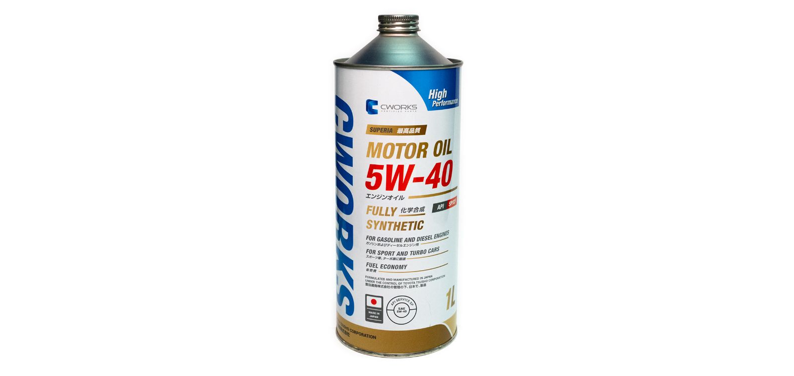 Cworks 0w. CWORKS Superia Oil 5w-40 SP/CF 4.0L