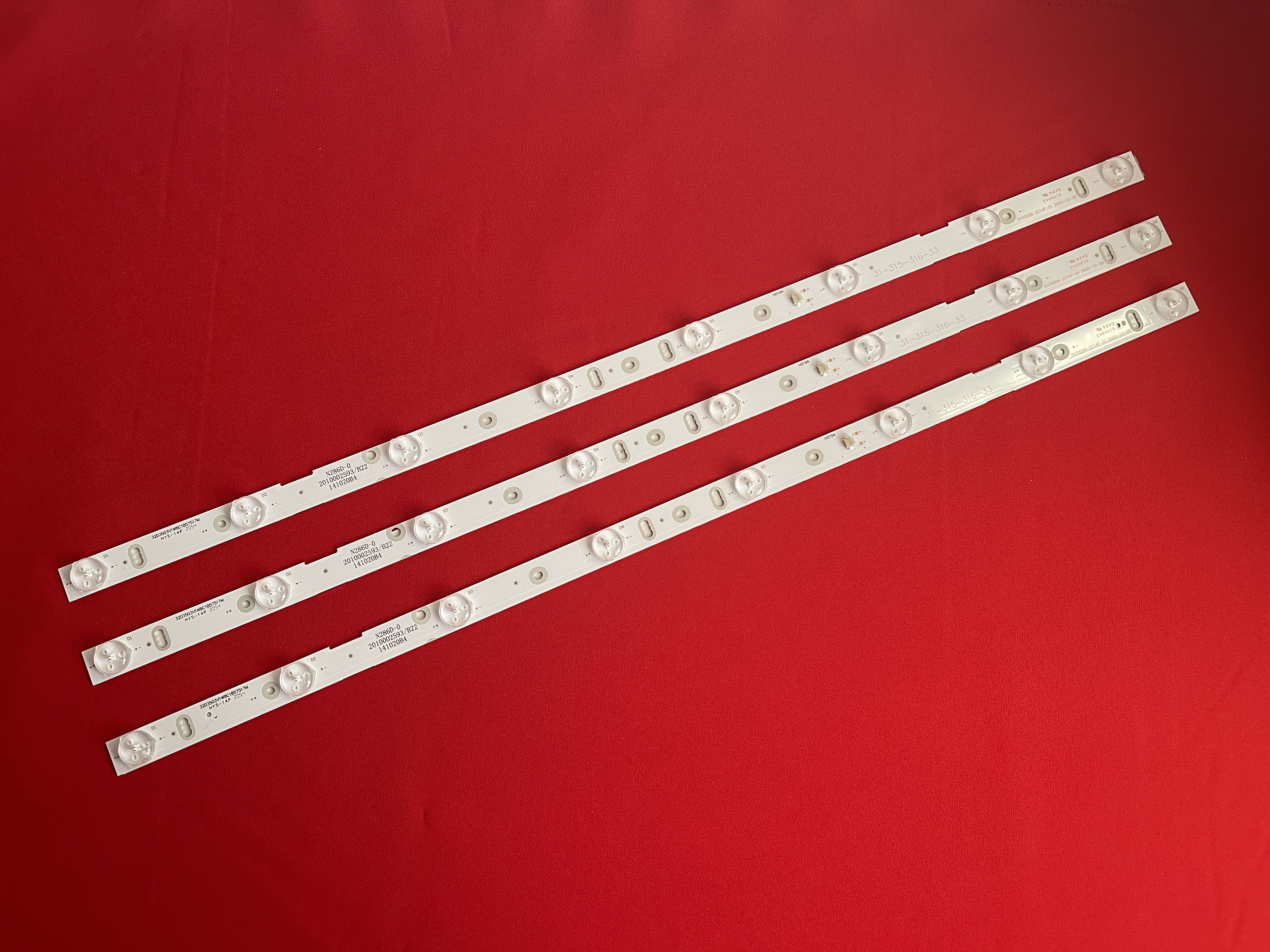Подсветка для TELEFUNKEN TF-LED32S2 TF-LED32S32T2, TOSHIBA 32W2353RB 32E2533D, IRBIS 32S30HA105B, SUPRA STV-LC32ST660WL, ORION OLT-32400; ZH32D08-ZC14F-0; PB08D575173BL042-001H