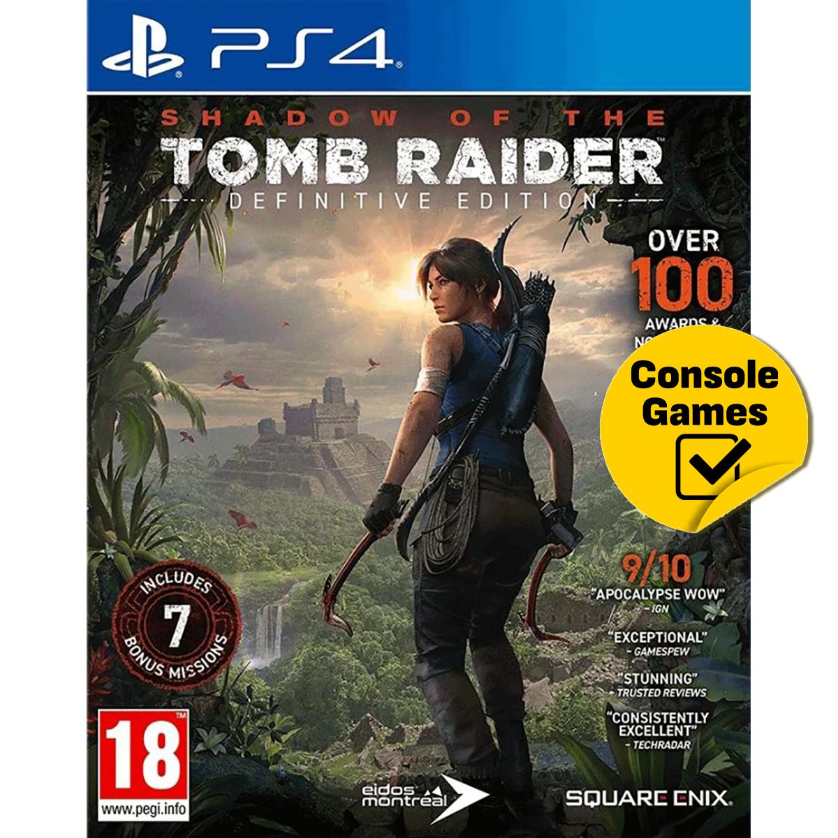 Игра PS4 Shadow of the Tomb Raider Definitive Edition (PlayStation 4,  Русская версия)