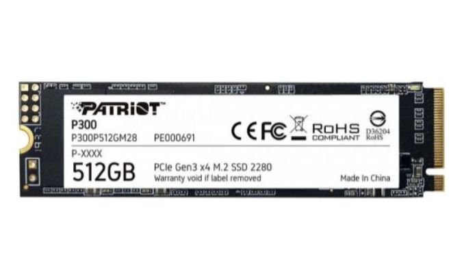 Patriot Memory 512 ГБ Внутренний SSD-диск P300P512GM28 (P300P512GM28)