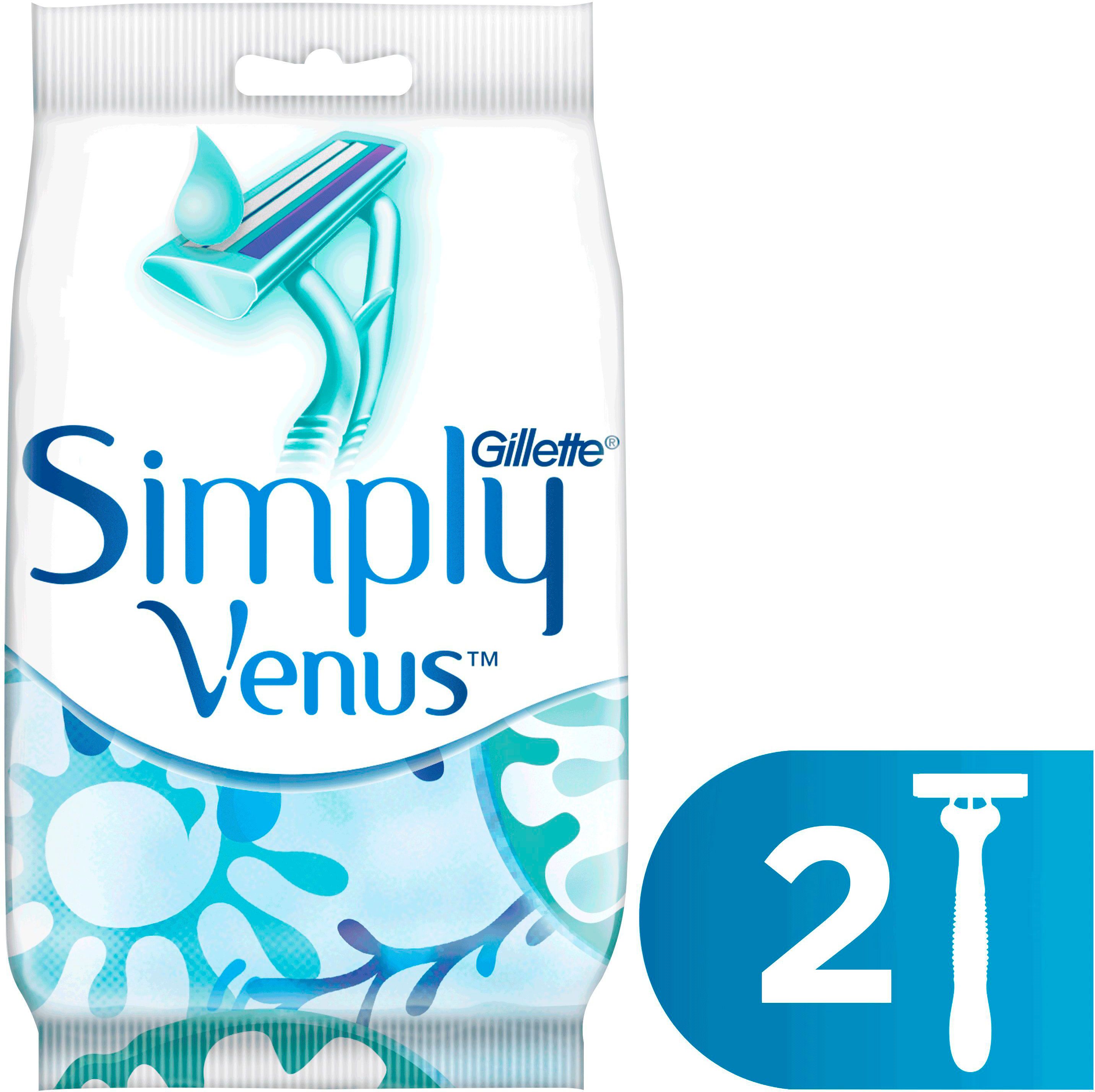 Одноразовые станки для бритья gillette simply venus