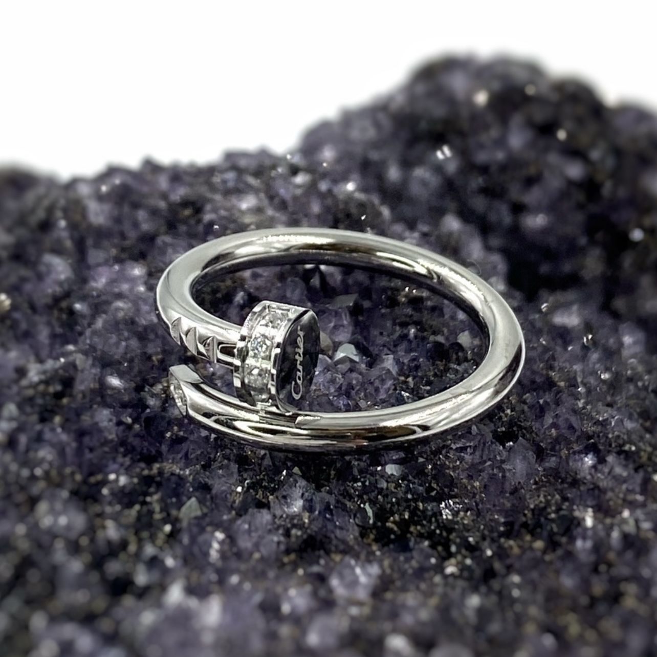 проба 800 на кольце. д. лунное кольцо.