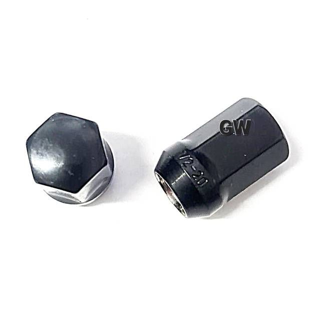 Колесные гайки 1/2-20" черные 2