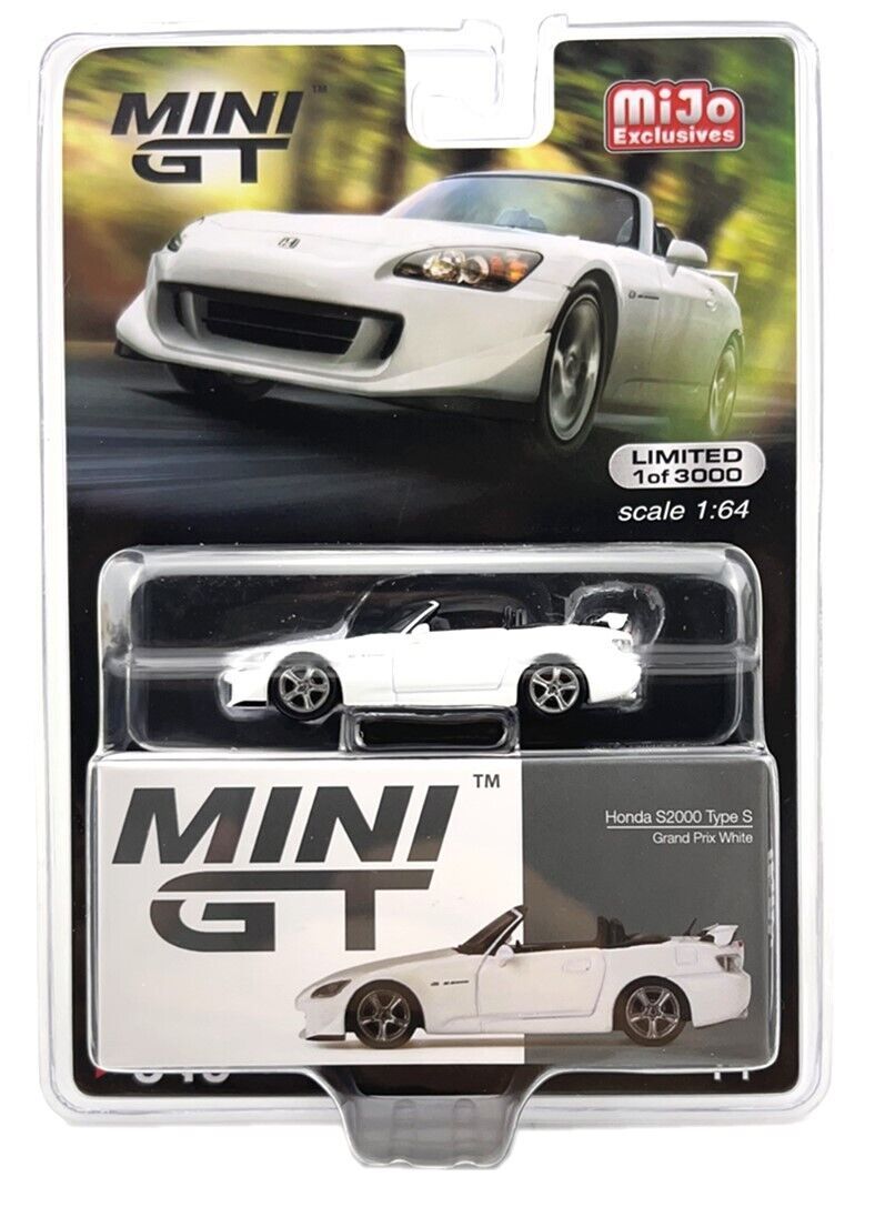 Модель коллекционная Mini GT 1:64 Honda S2000 AP2 Type S Grand Prix White -  купить в интернет-магазине OZON по выгодной цене (844115623)