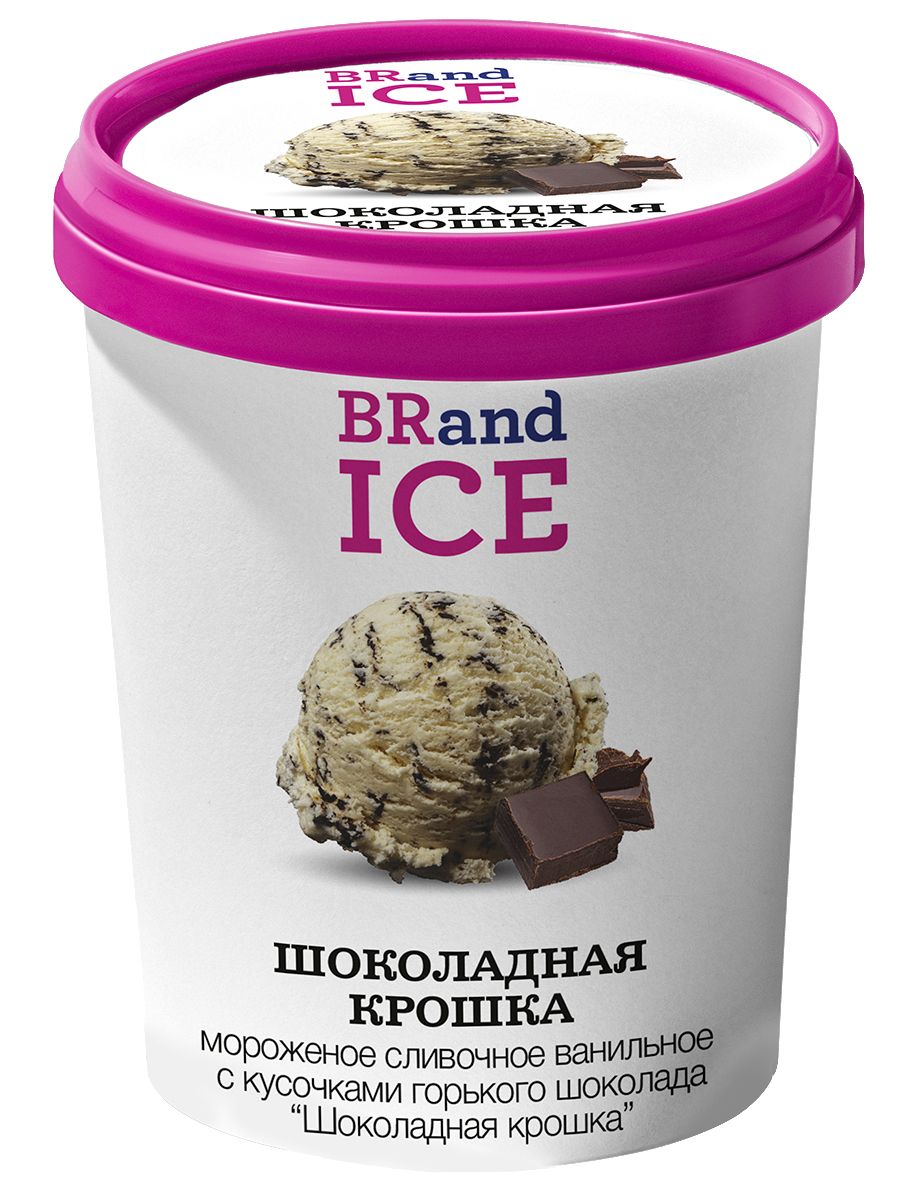 Мороженое Шоколадная крошка BRandICE, 500 мл (300 г) - купить с доставкой  по выгодным ценам в интернет-магазине OZON (856846196)