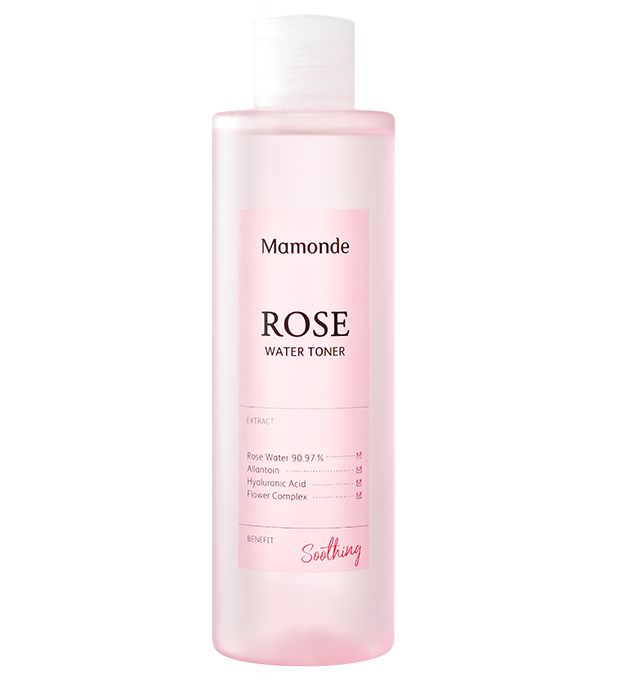 Тоник с розовой водой. Mamonde Rose Water Toner , 250ml. Тоник с экстрактом розы. Популярный корейский тоник. Корейский тонер для лица жидкий.