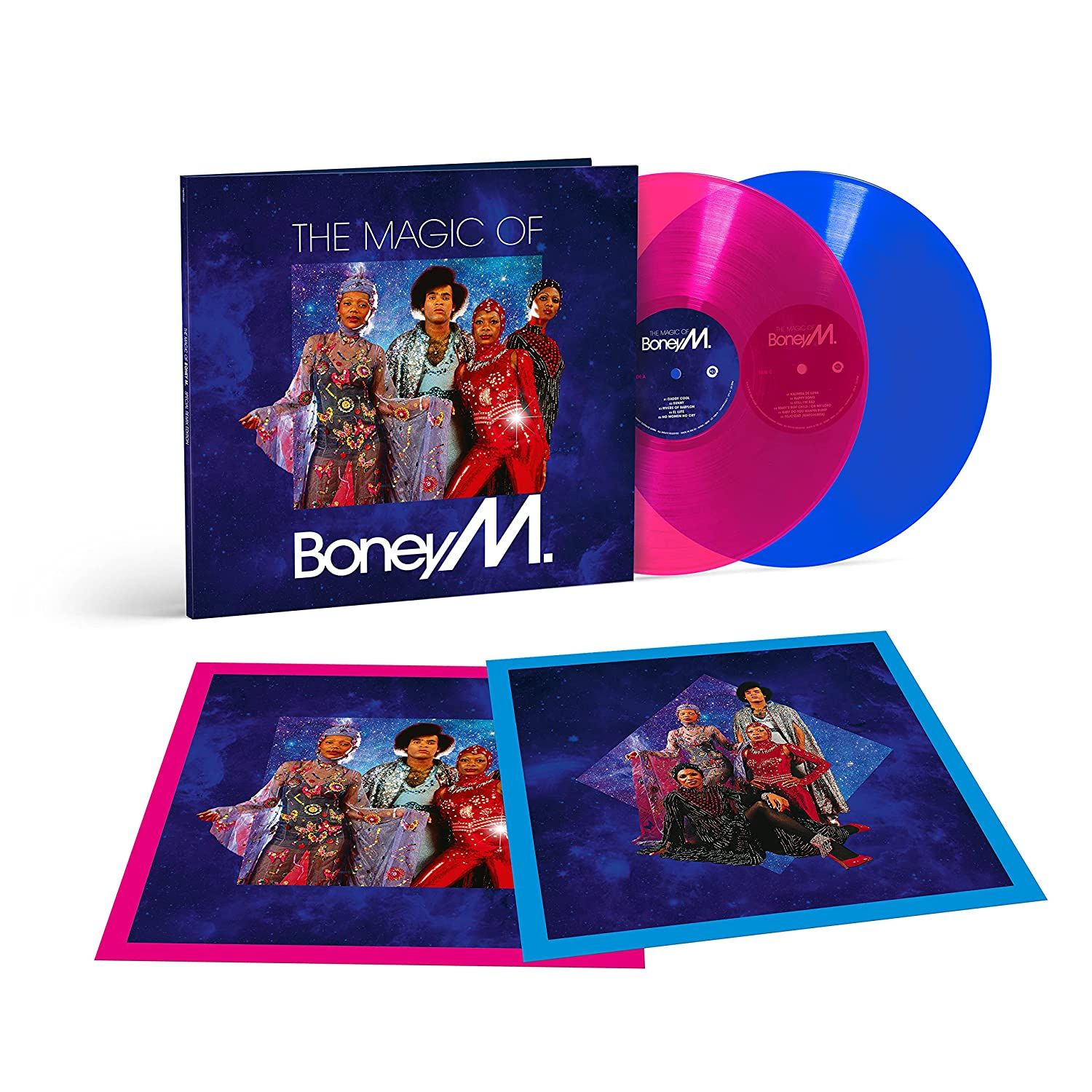 BoneyM.TheMagicOfBoneyM(SpecialRemixEdition)(2LPGatefold/MagentaTransparentandBlueTransparentVinyl)