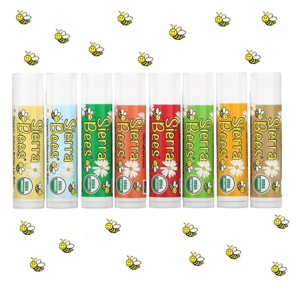 Sierra Bees, Набор Органических Бальзамов для Губ, 8 шт. в упаковке, 4,25 г каждый купить на OZON по низкой цене (664030980)