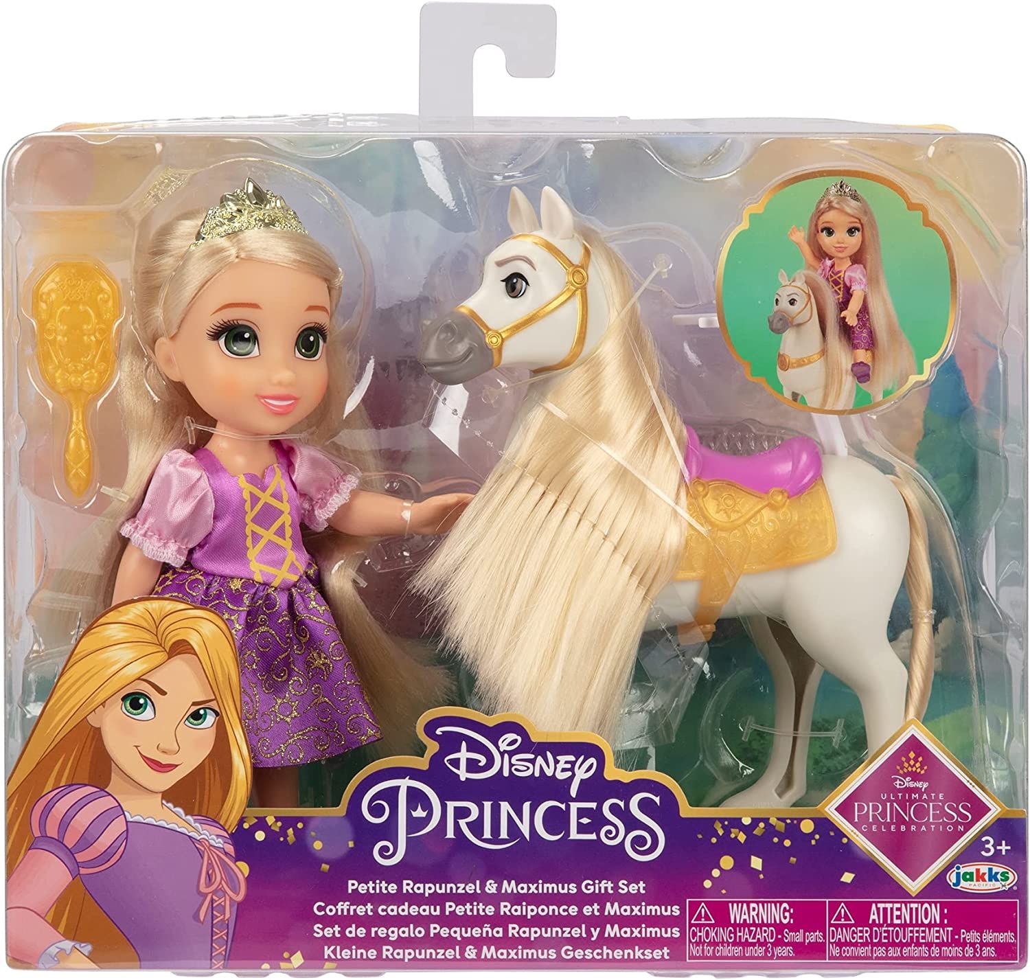 Игровой набор Disney Princess Рапунцель и Максимус - купить с доставкой по выгодным ценам в интернет-магазине OZON (876935271)
