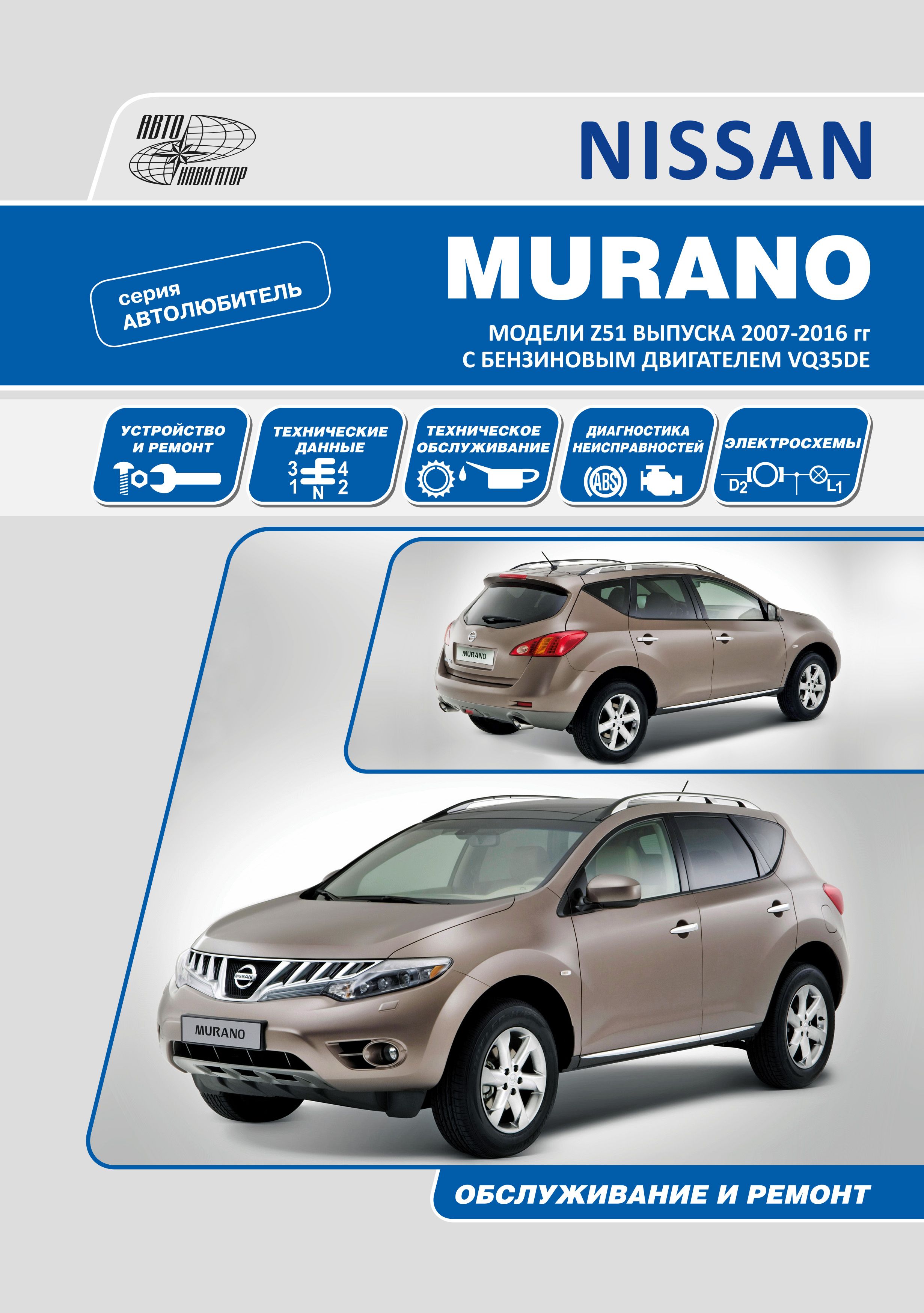 Ремонт Ниссан Мурано z51 (Nissan Murano z51)