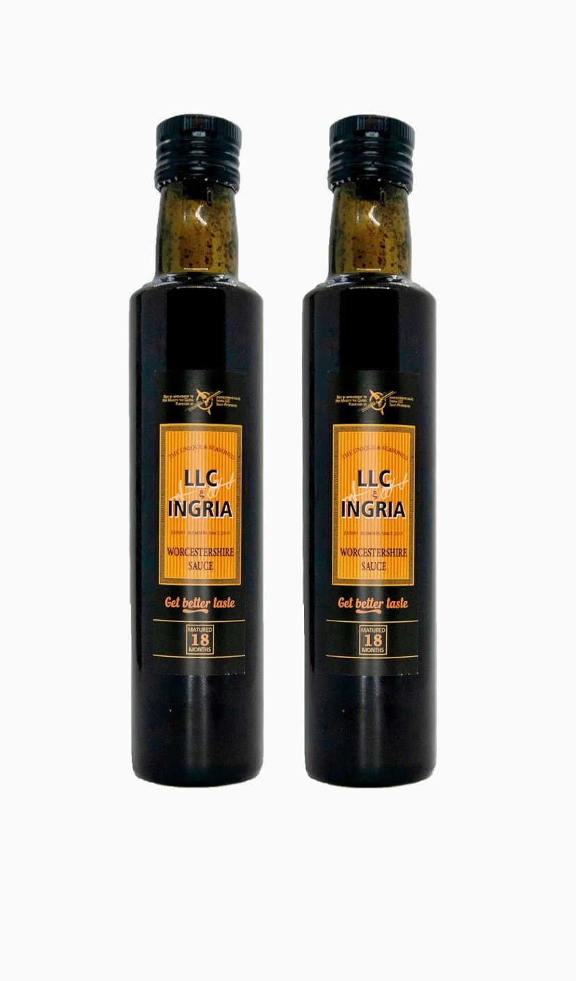 Вустерширский соус LLC Ingria/ Worchestershire Sauce ( Вустерский /  Ворчестер ), (2 шт*250 мл)