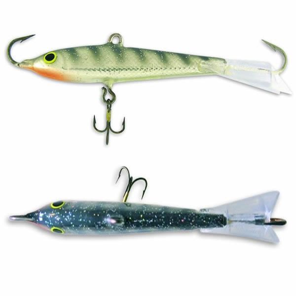 Балансир 50мм, 7гр, цвет (RB/GRe-S) с тройником