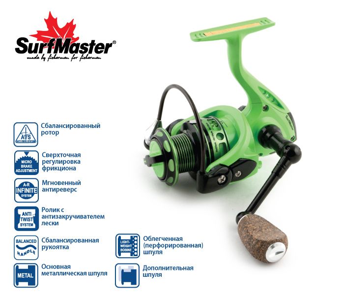 Катушка Surf Master Tirata FT1500A 7+1bb з/ш