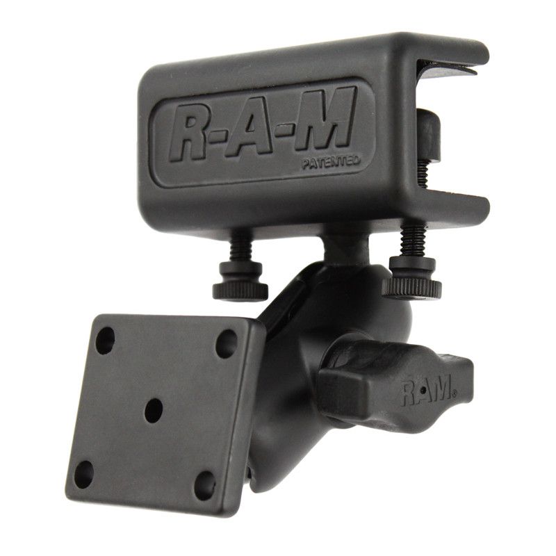 RAM-B-177-347U RAM Glare Shield Clamp с двойным шаровым креплением с отверстиями AMPS