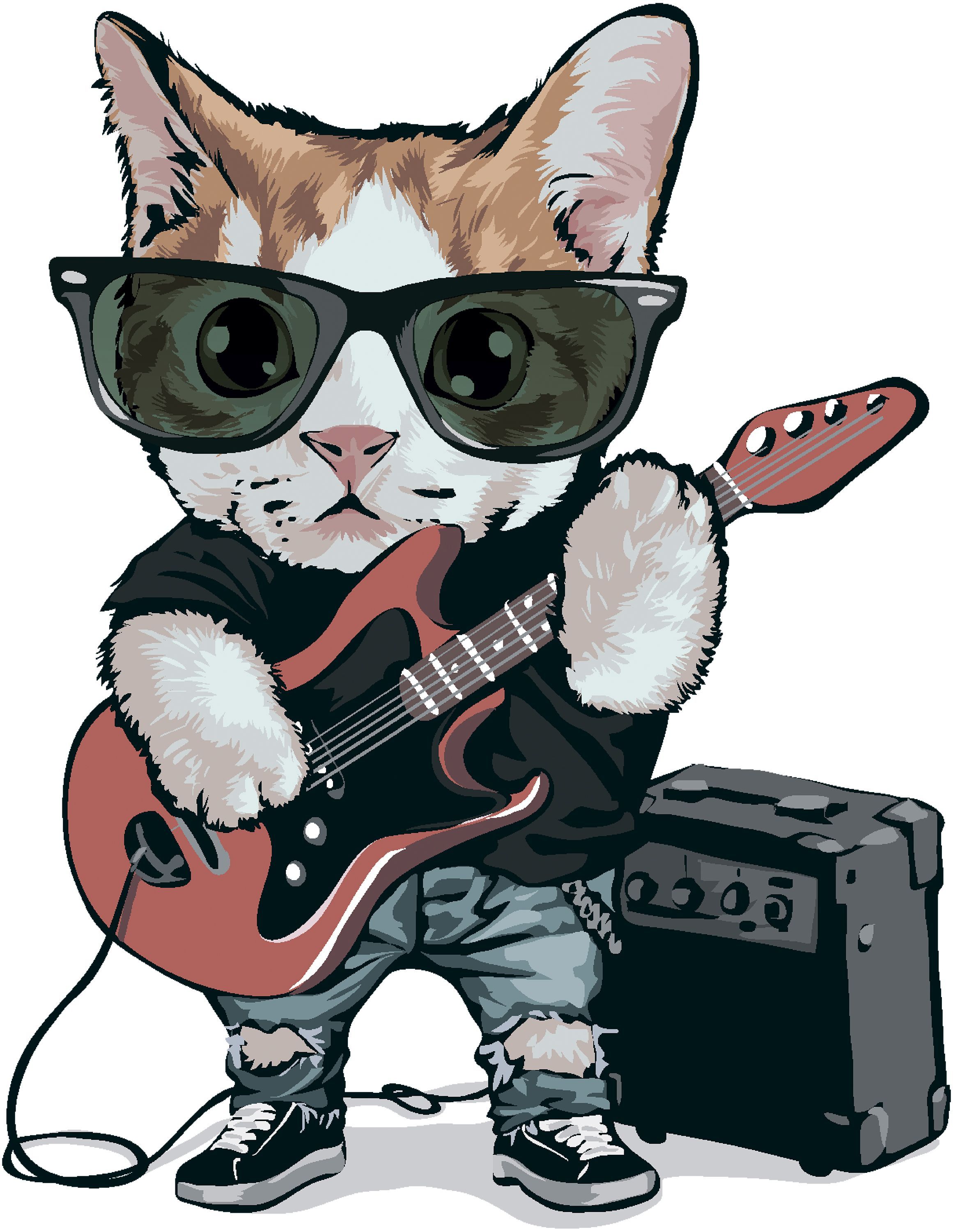 Котик рокер