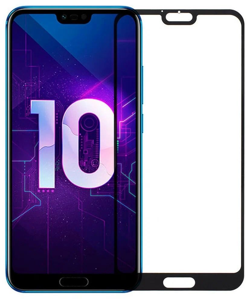 Защитноестекло5dдляHuaweiHonor10,Honor10Premium,COLL29,черное