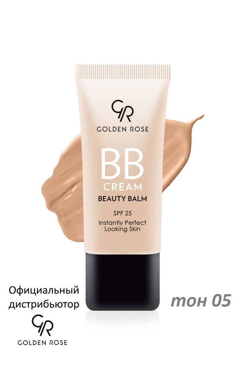 Golden Rose Крем бальзам красоты BB CREAM BEAUTY BALM SPF 25 тон 05 GRCBB-05/05