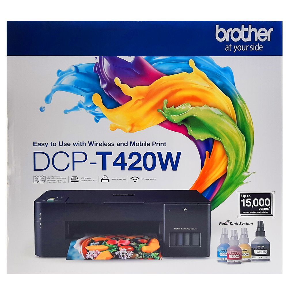 МФУСтруйноеBrotherDCP-T420W,черный