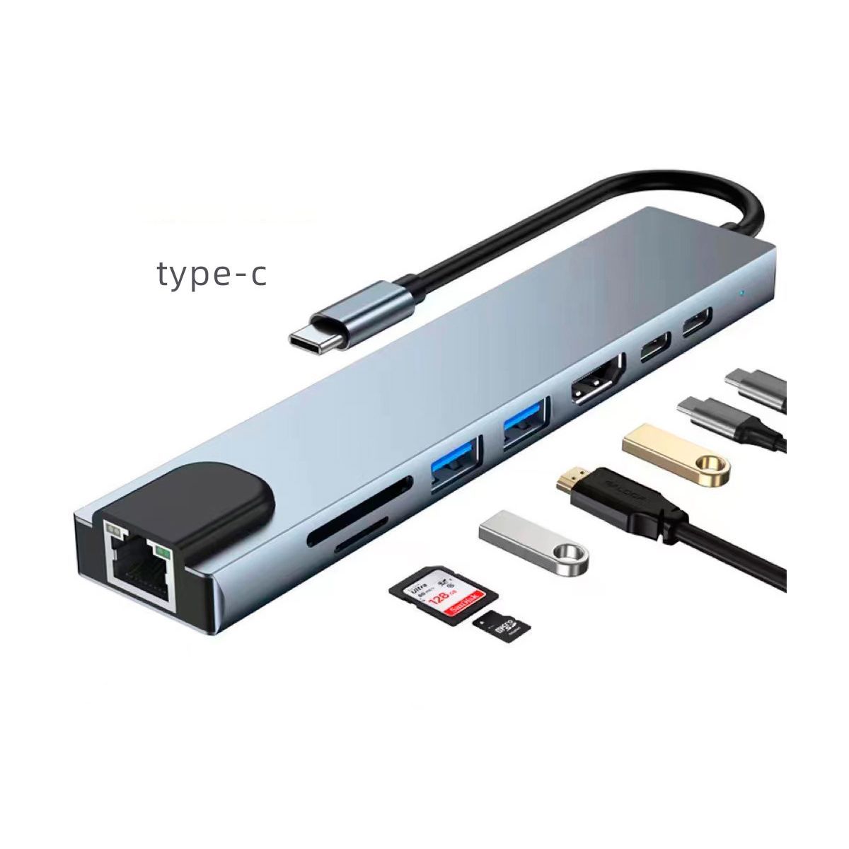 Usb 3.0 hub hdmi rj45