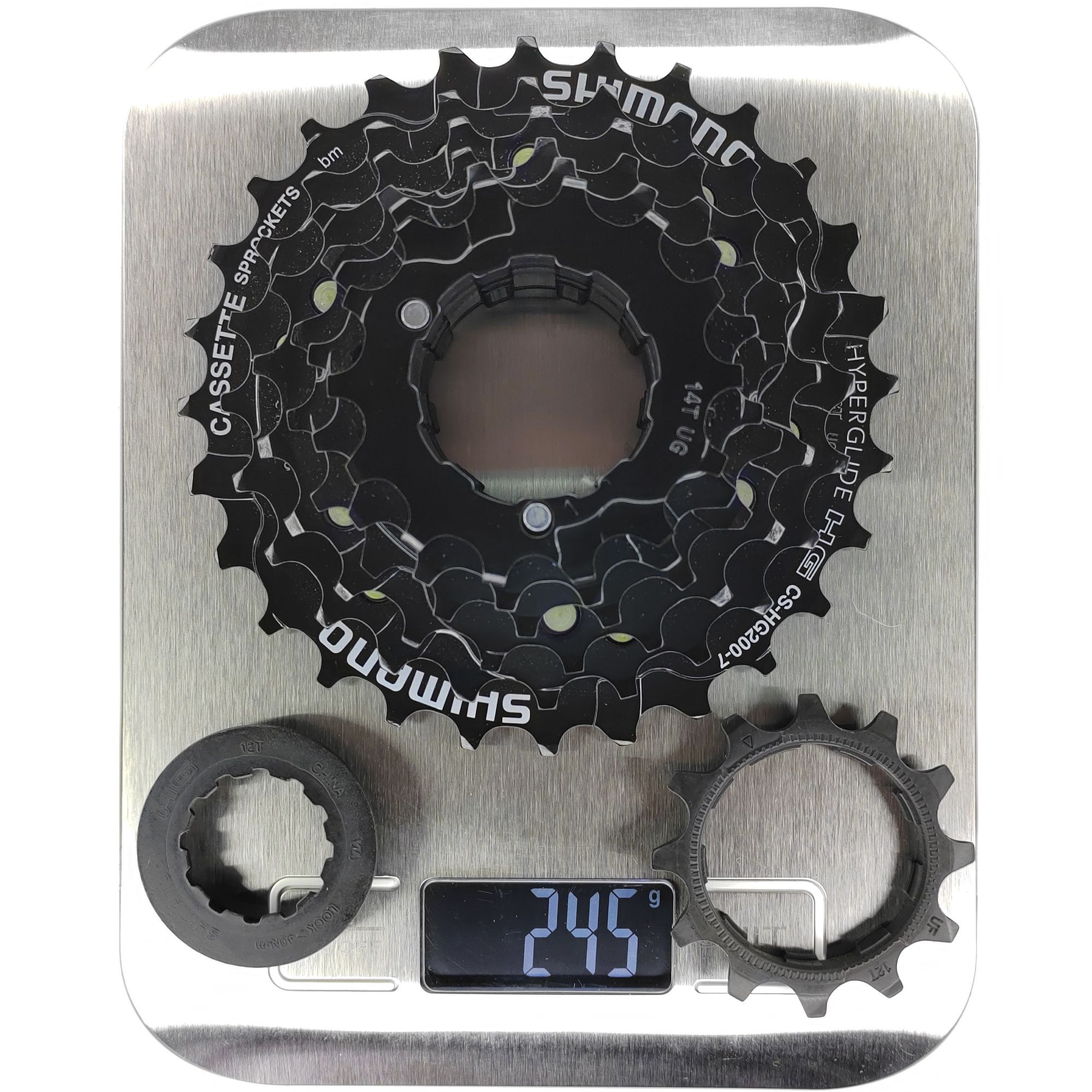 Shimano Кассета звезда задняя HG200, 7 скоростей, звезды 12-28, черная — Товары для велоспорта