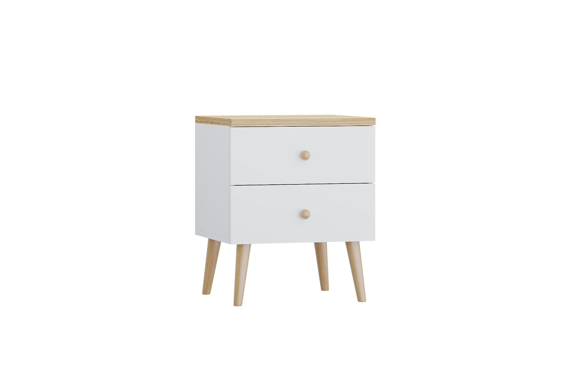 Прикроватная тумба Астрид 450-400-550 белый