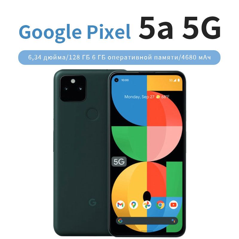 GoogleСмартфонPixel5a5GEU6/128ГБ,черный