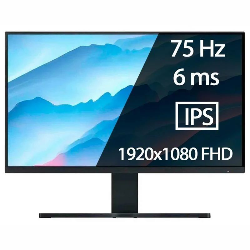 Xiaomi 27" монитор mi desktop Monitor a27i, черный VGA.