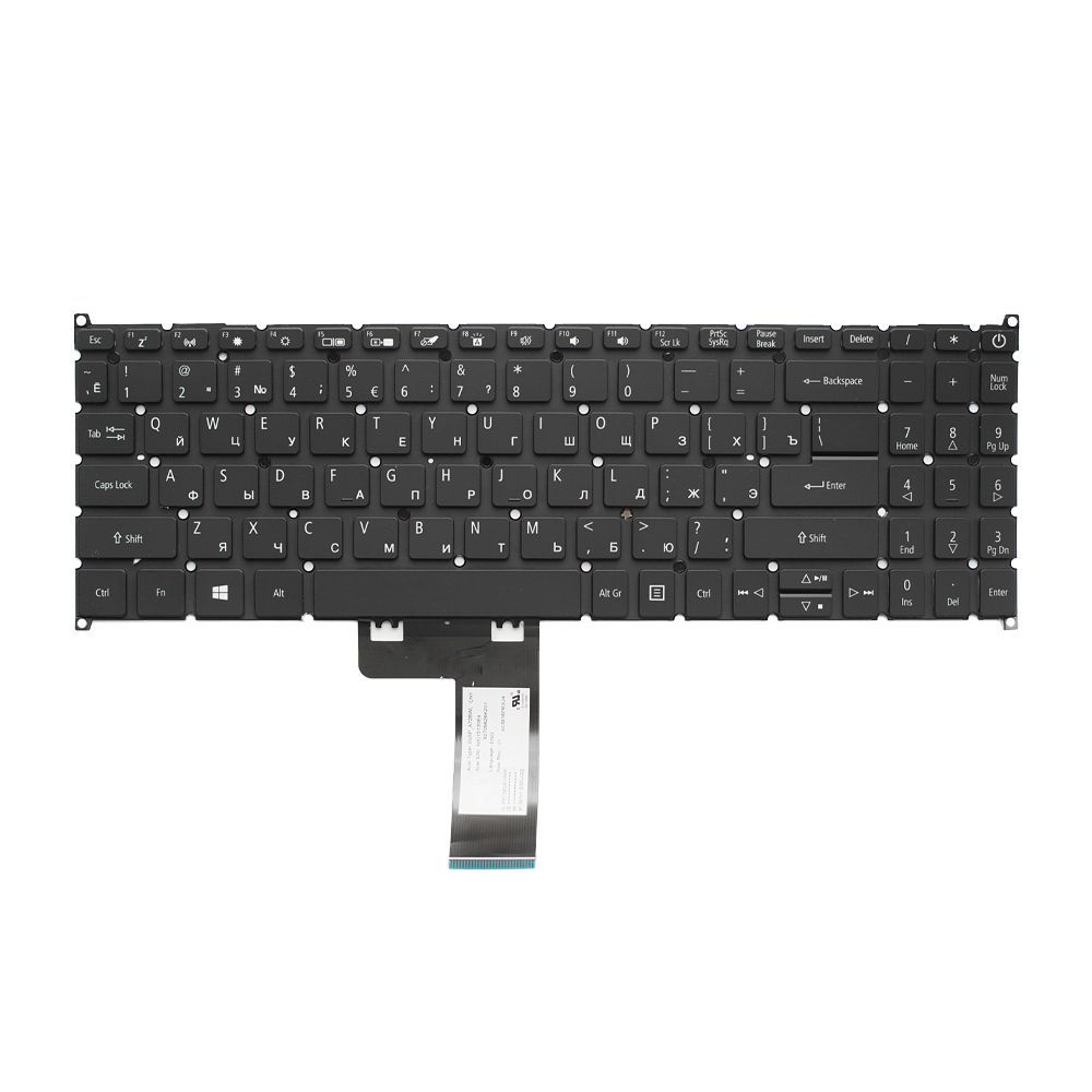 Клавиатура с подсветкой для ноутбука Acer Aspire A315-56 A315-58 A315-42 A315-42G Extensa ORG