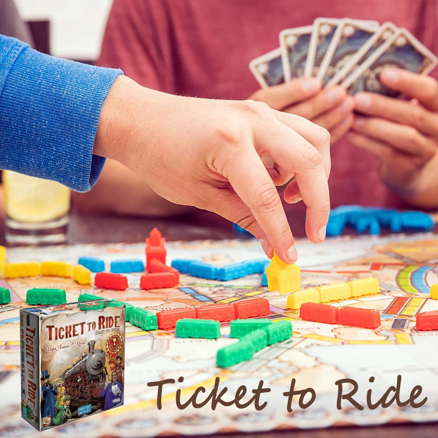 Hobby World Настольная игра Ticket to Ride: Америка / Английский / Наземный  и воздушный транспорт - купить с доставкой по выгодным ценам в  интернет-магазине OZON (1557161628)