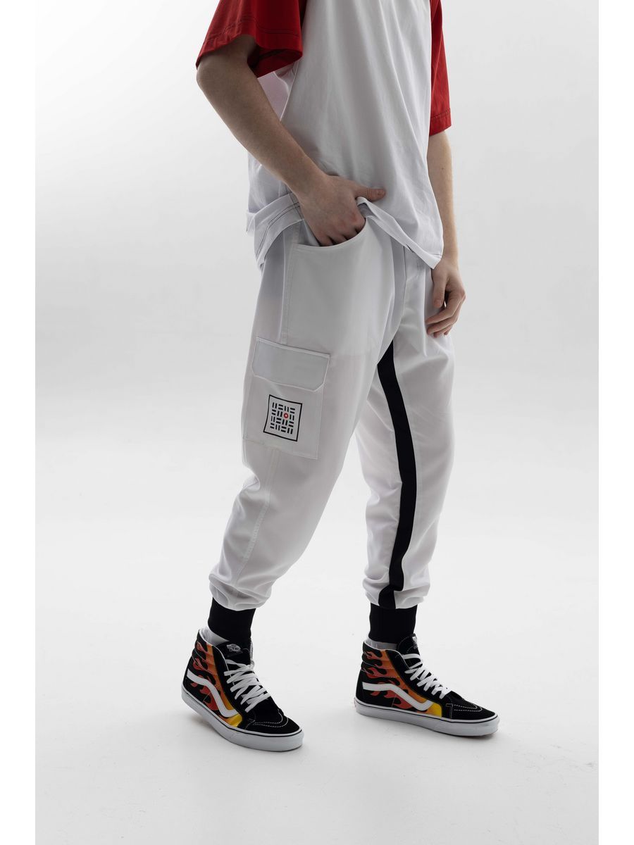 Solid Drawstring Cargo Jogger Pants Calvin Klein