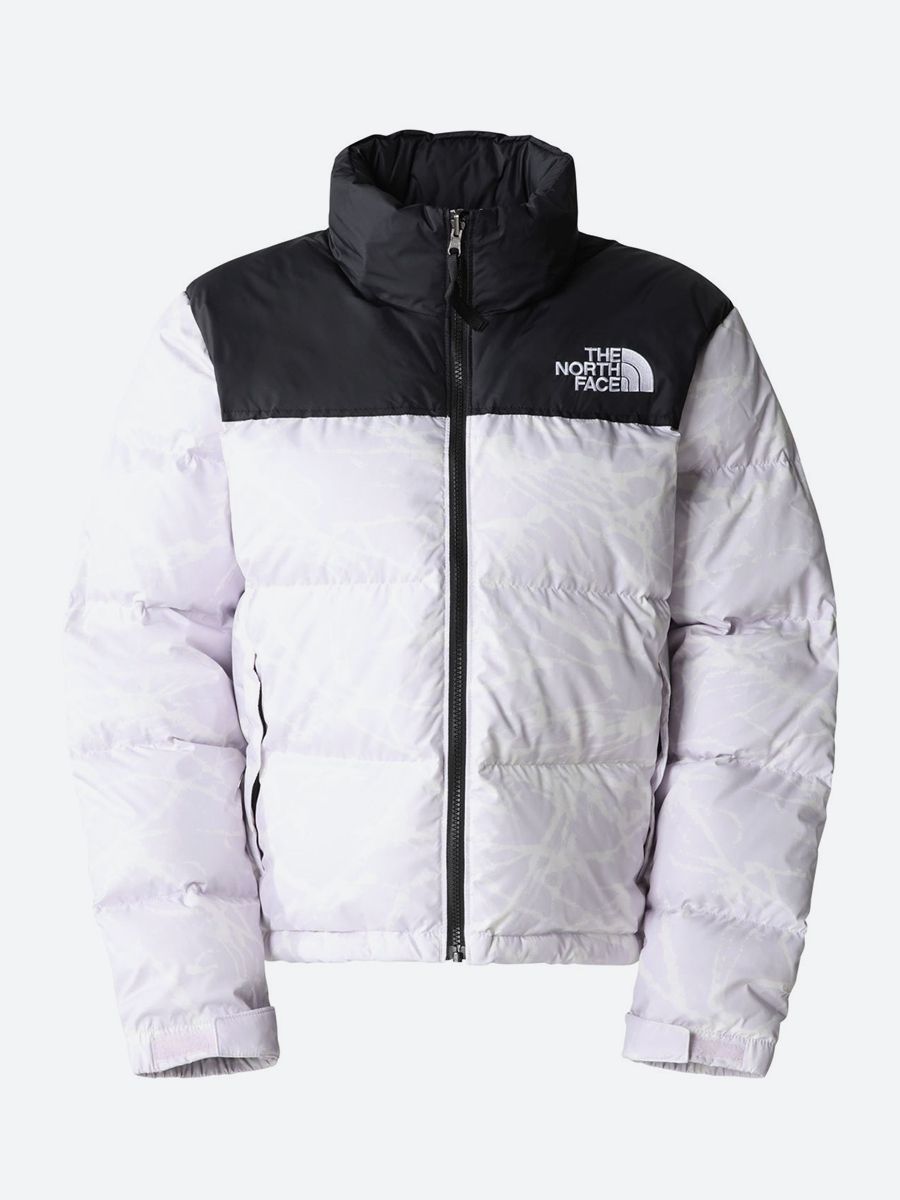 The north face 1996 retro deals nuptse jacket in macrofleck print