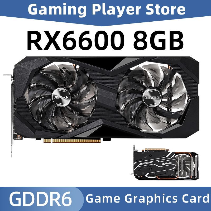 Rx 6600 challenger d 8gb. Asrock radeon rx 6600 challenger d 8gb.