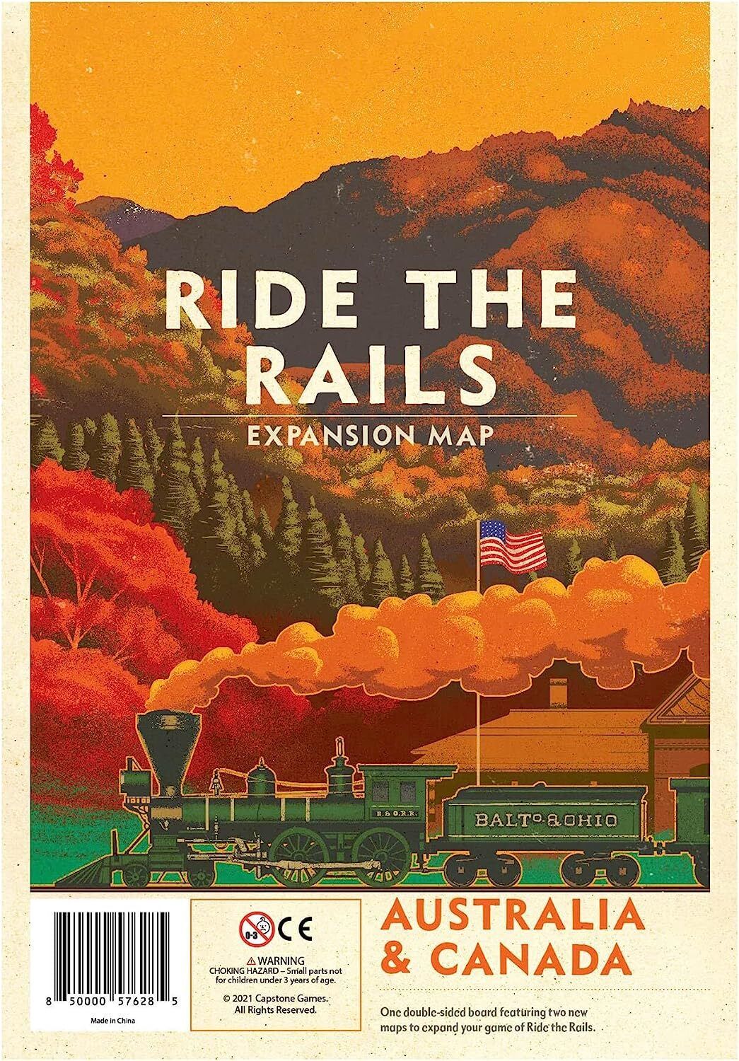 Дополнение для настольной игры Ride the Rails. Australia & Canada на  английком языке - купить с доставкой по выгодным ценам в интернет-магазине  OZON (1052706697)