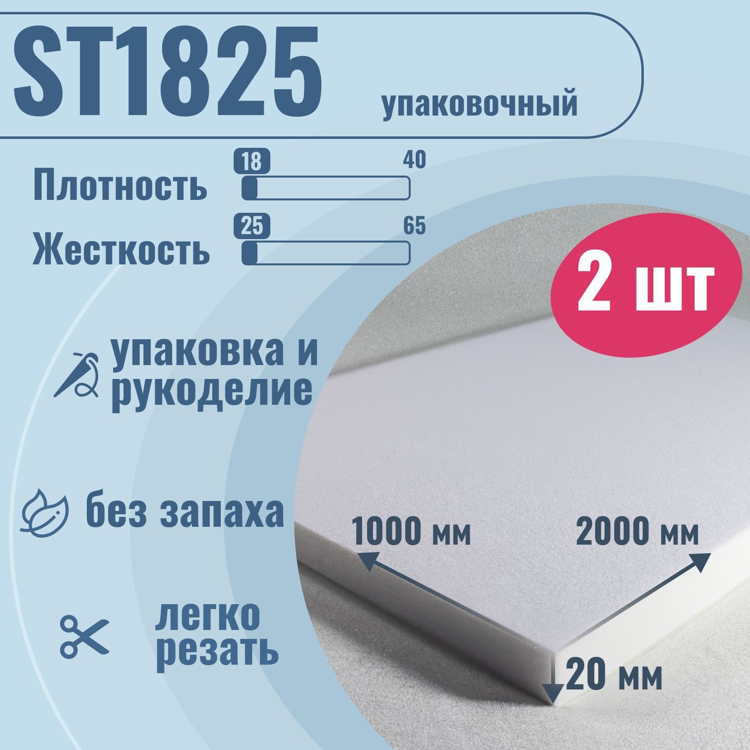 Поролон St 1832. ППУ для мебели. ППУ-03.321.СШ. Реептурампоролона 18 плотности.