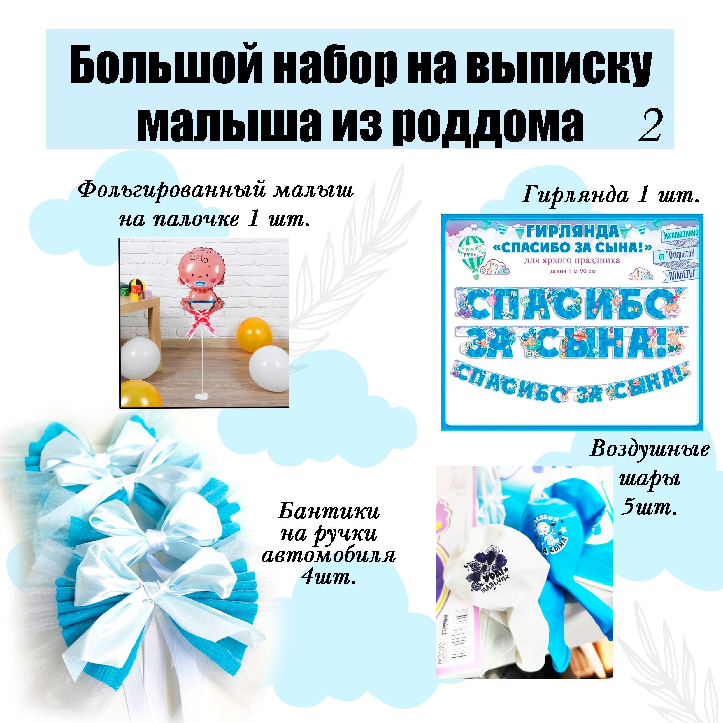 Плакат на выписку из роддома для мальчика