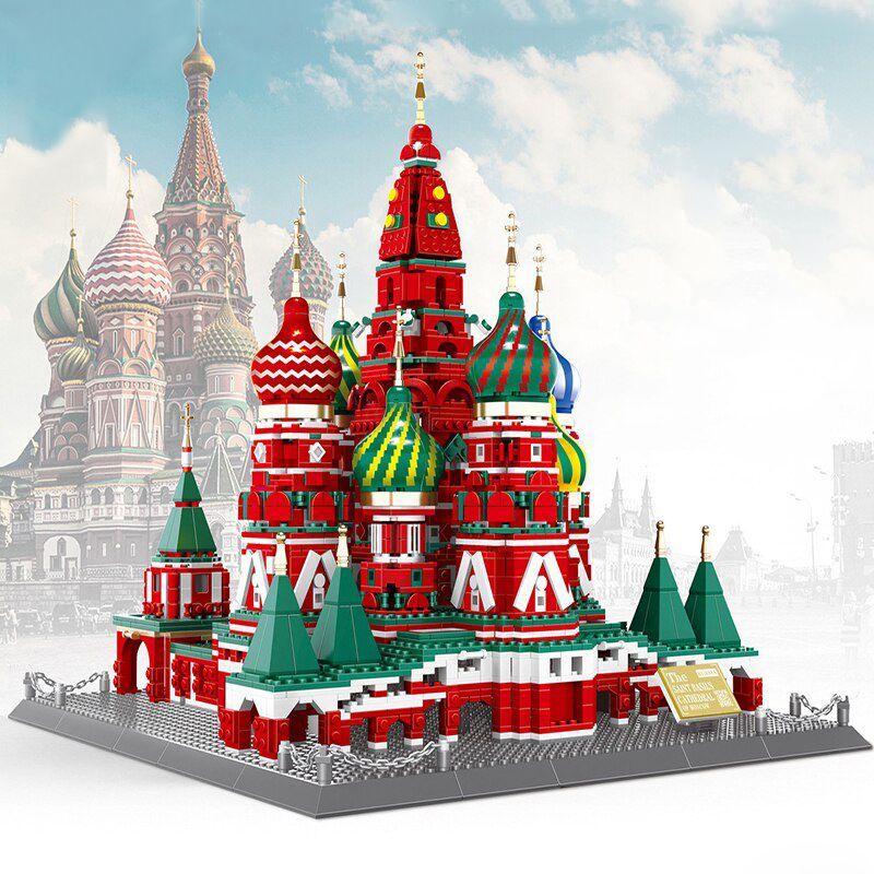 игрушки в москве. конструктор wange шедевры мировой архитектуры. конструктор лего храм василия блаженного. конструктор храм василия блаженного 4300 деталей. конструктор собор василия блаженного.