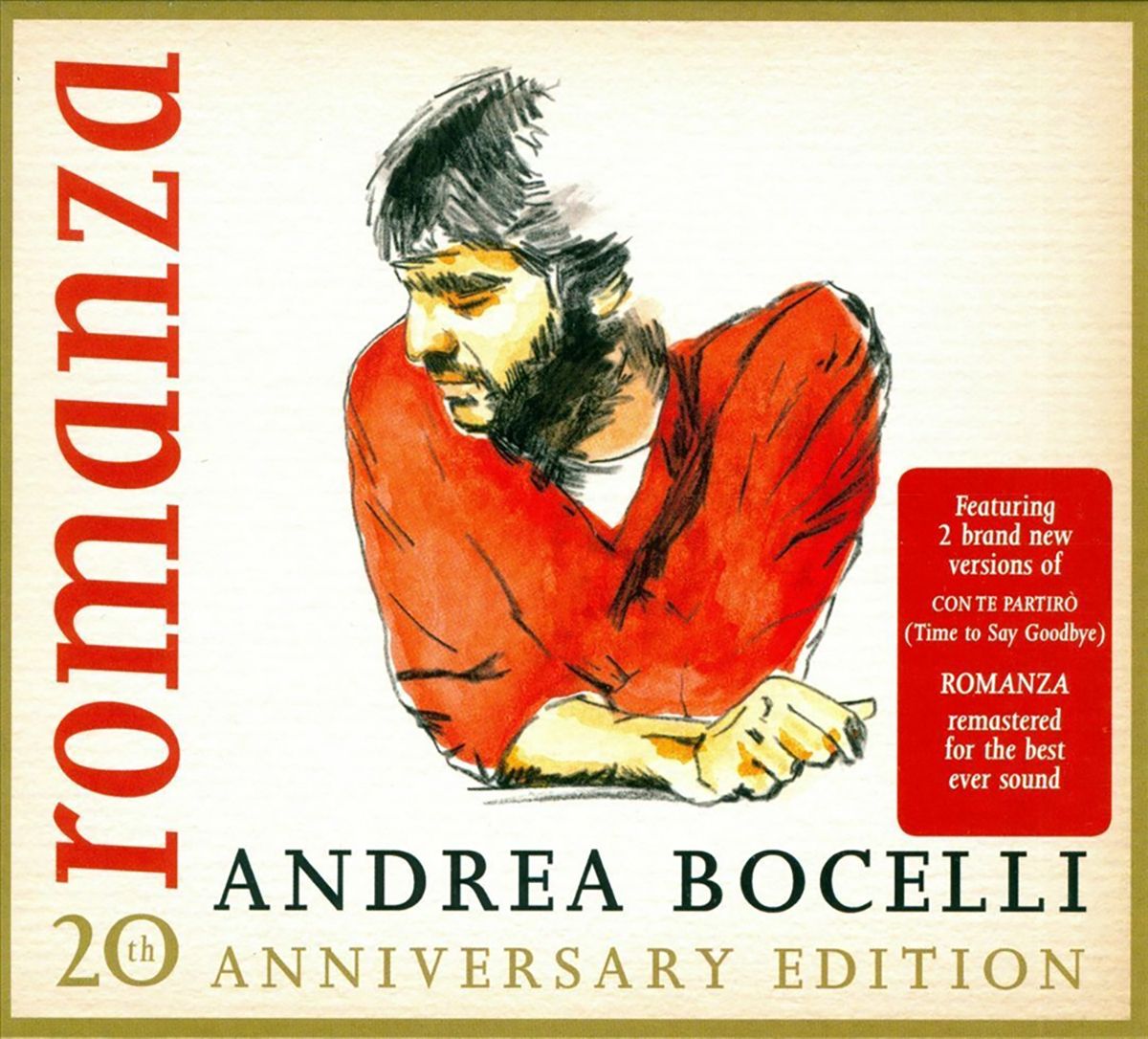 Andrea Bocelli. Romanza (CD) (Remastered) (EU Import) - новый запечатанный компакт-диск, импорт из Евросоюза