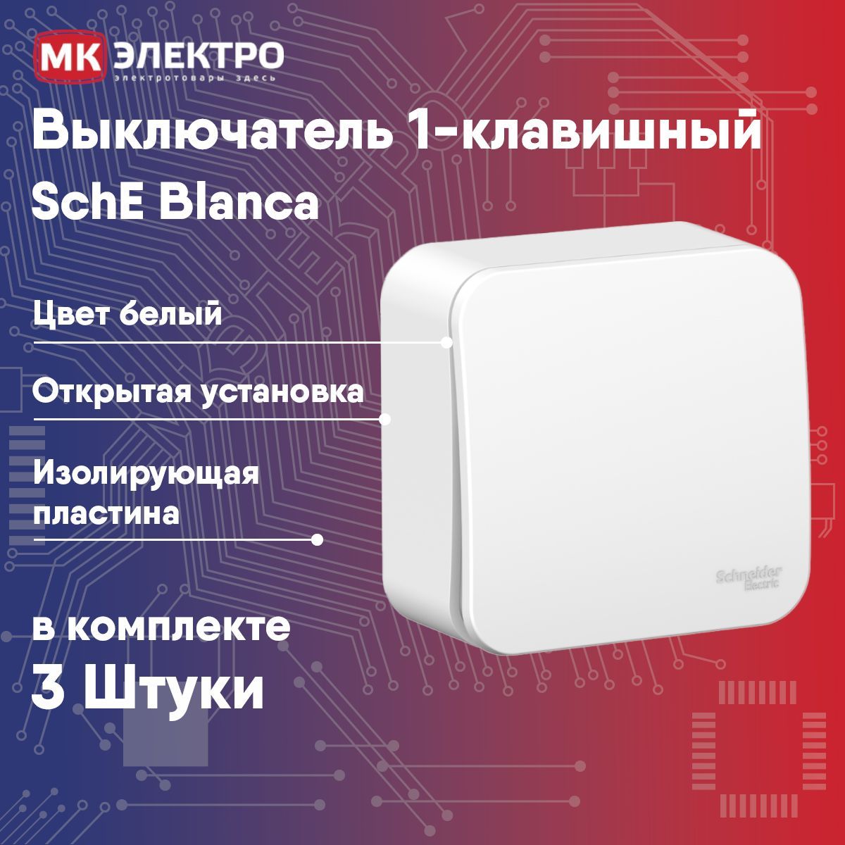 Schneider electric blanca изолирующая пластина