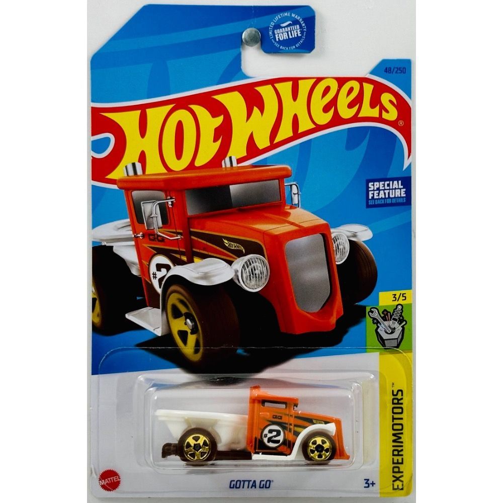 HKK73 Машинка игрушка Hot Wheels металлическая коллекционная GOTTA GO  оранжевый - купить с доставкой по выгодным ценам в интернет-магазине OZON  (1104972545)