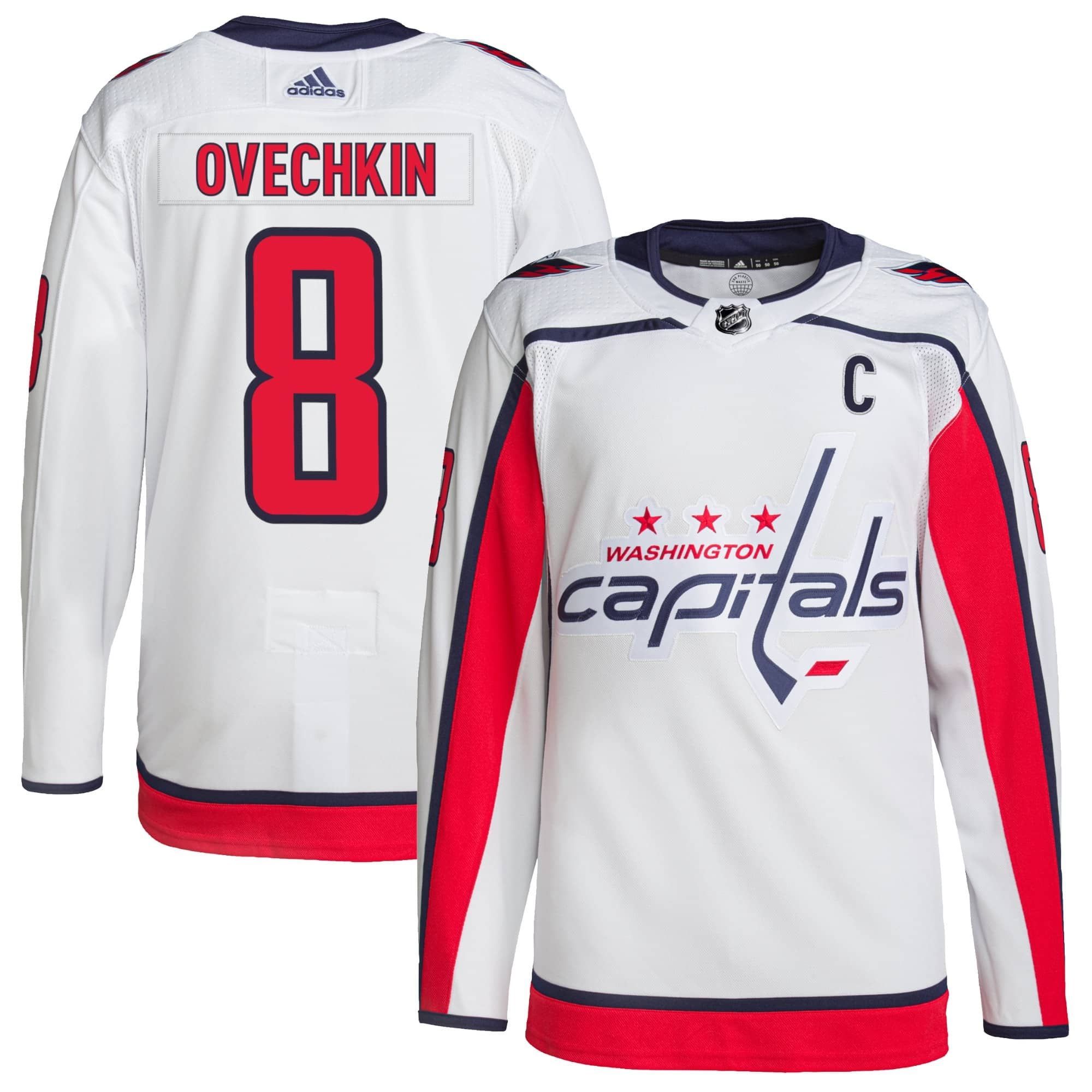 NHL джерси хоккейная Вашингтон Кэпиталз Washington Capitals Jersey Ovechkin 8