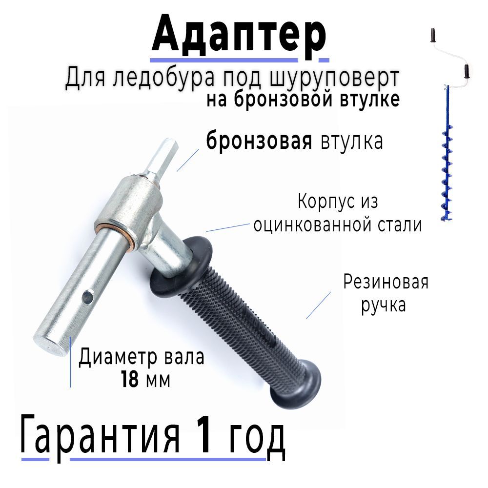 FastBur Адаптер ледобура под шуруповерт