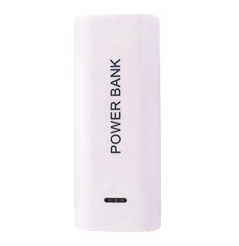 КорпусдляPOWERBANK,5В,Боксдля2-x18650АКБ,БЕЛЫЙ