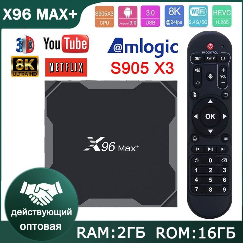 Медиаплеер x96 max plus